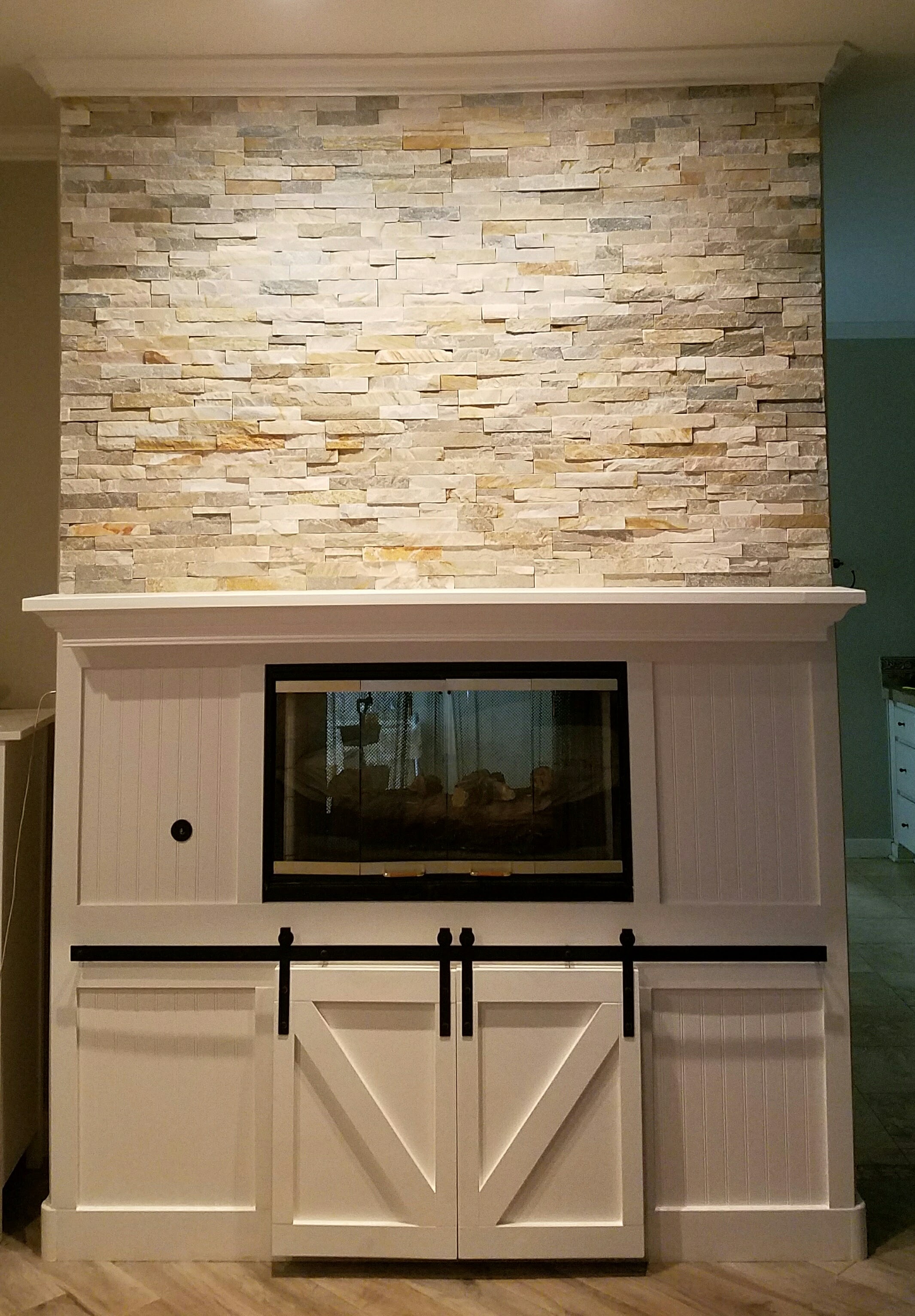 Master Retreat Fireplace Built-In